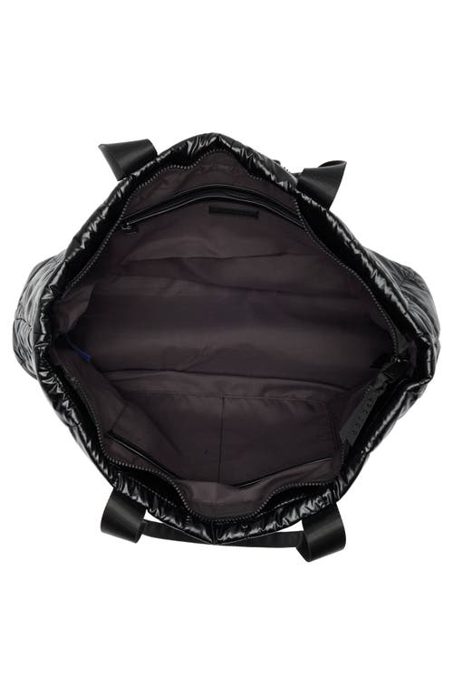 Pajar Quilted Nylon Tote Bag In Black
