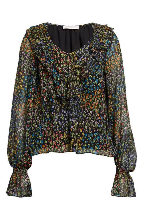 RAMY BROOK RAMY BROOK KENDRA FLORAL PRINT RUFFLE TOP