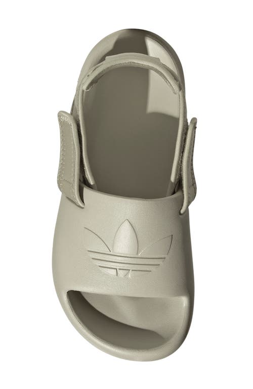 Adidas Originals Adifom Adilette Slides Kids In Putty Grey/ Putty Grey