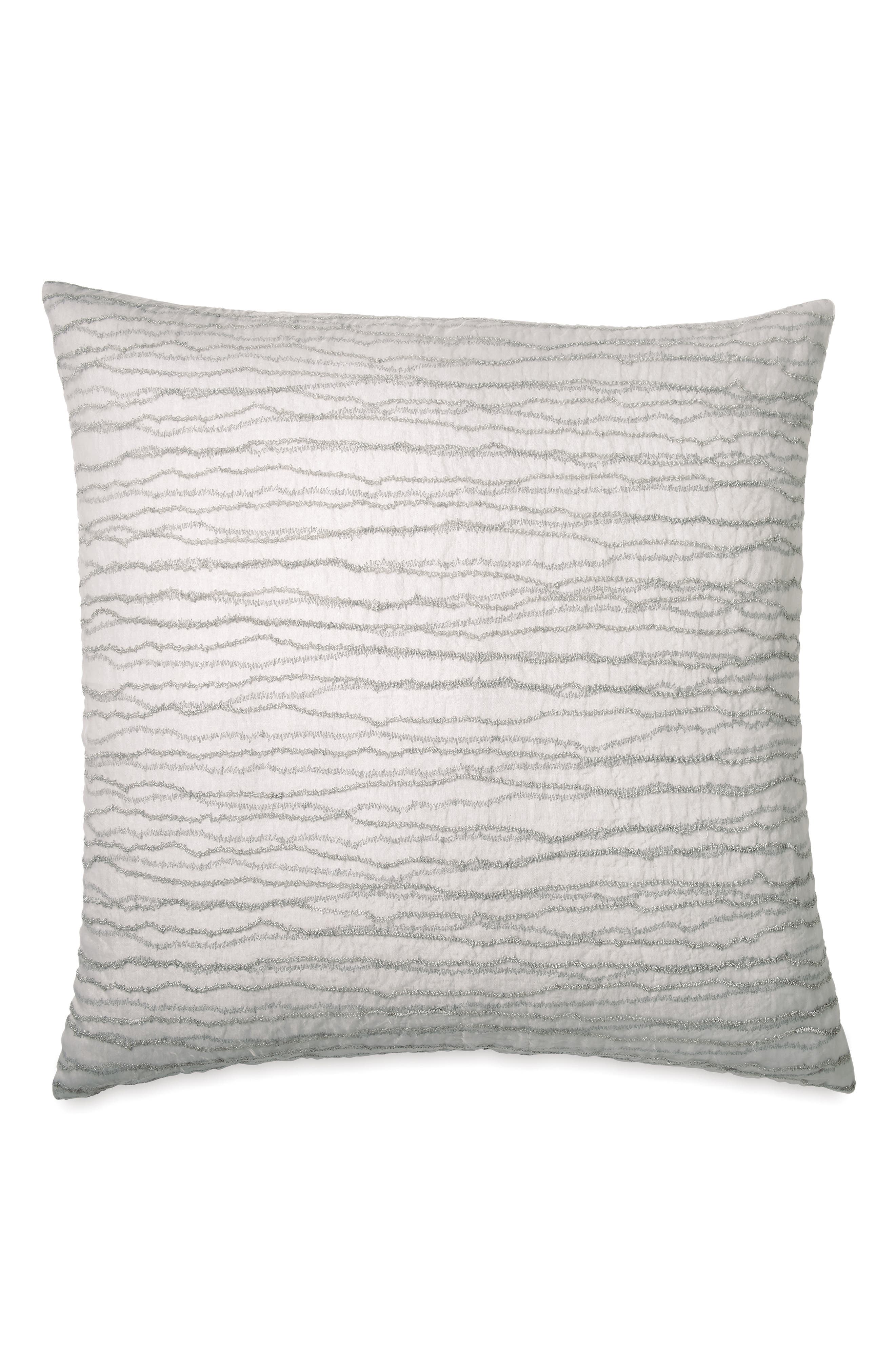 Donna Karan Essentials Euro Pillow Sham Lustre Seam Twilight 