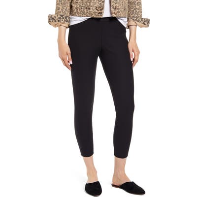 Nordstrom High Waist Stretch Twill Skimmer Leggings, Black