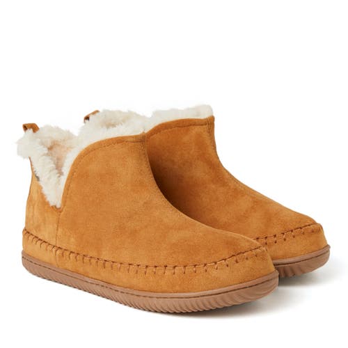 Dearfoams Brixen Bootie Slipper In Orange