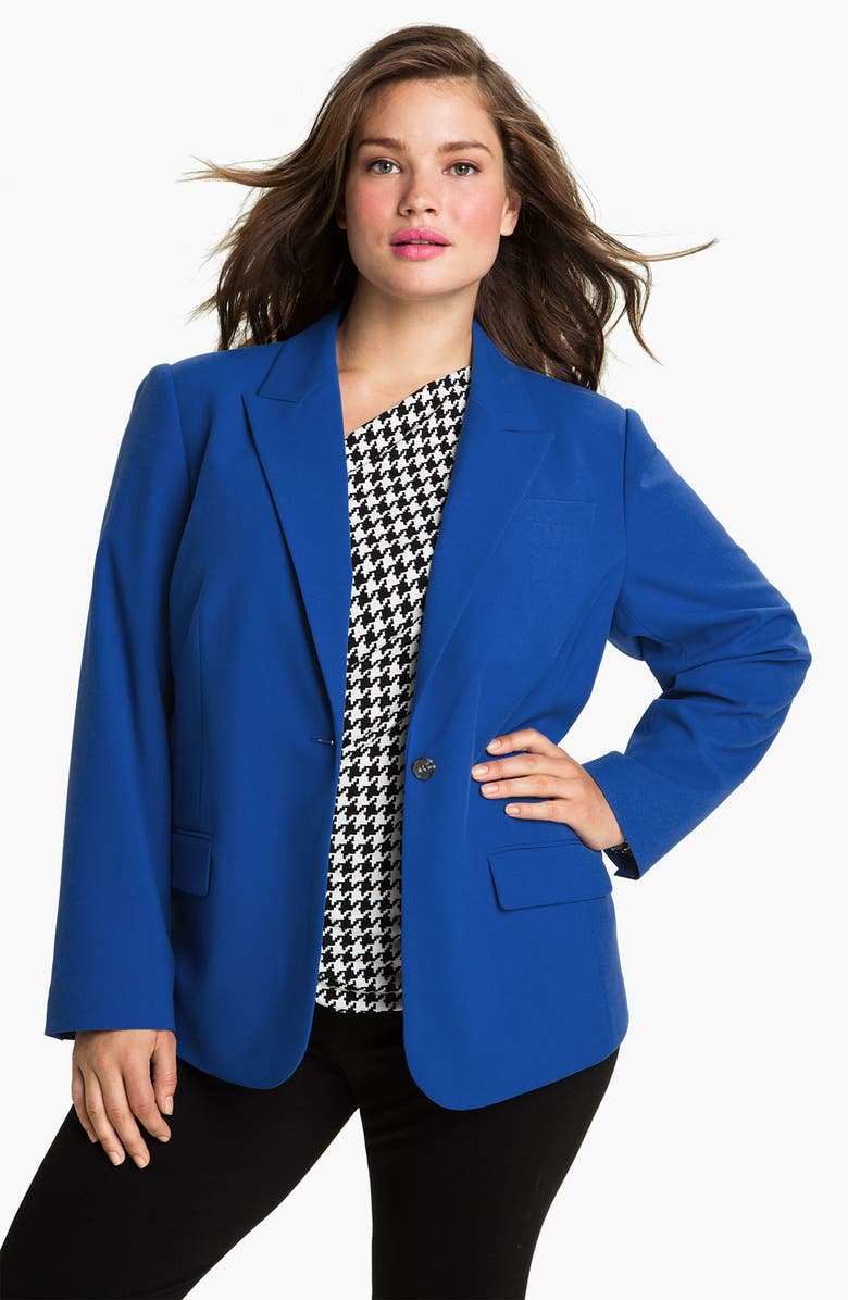 Vince Camuto One Button Blazer (Plus) | Nordstrom