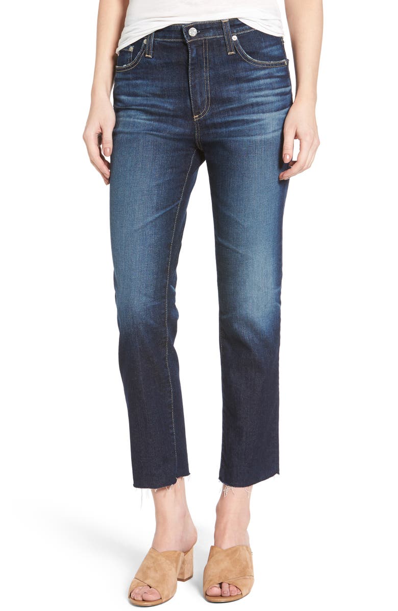 AG The Isabelle Crop Straight Leg Jeans (14 Years Daring) | Nordstrom
