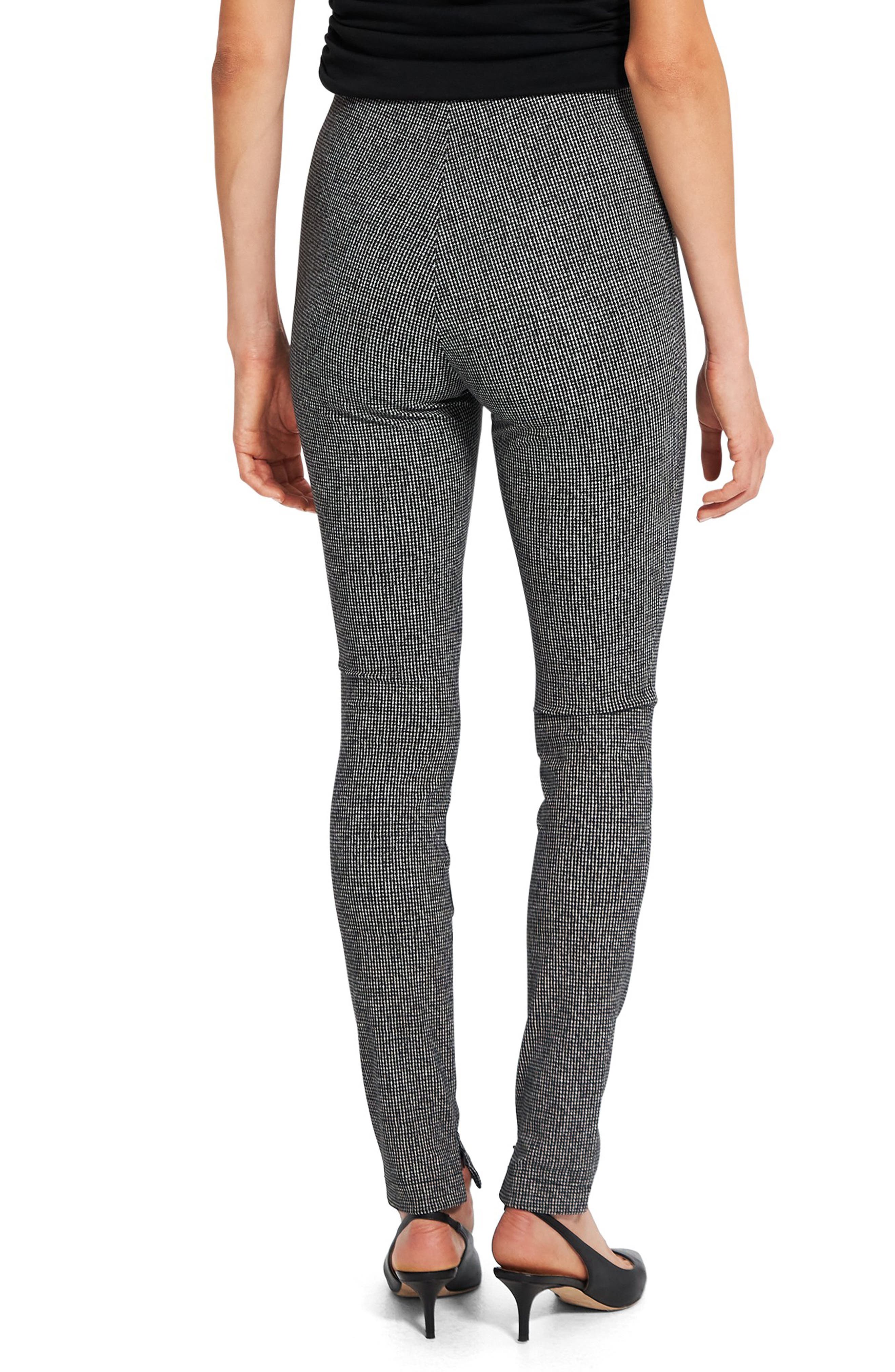Theory Houndstooth Check Skinny Pants 