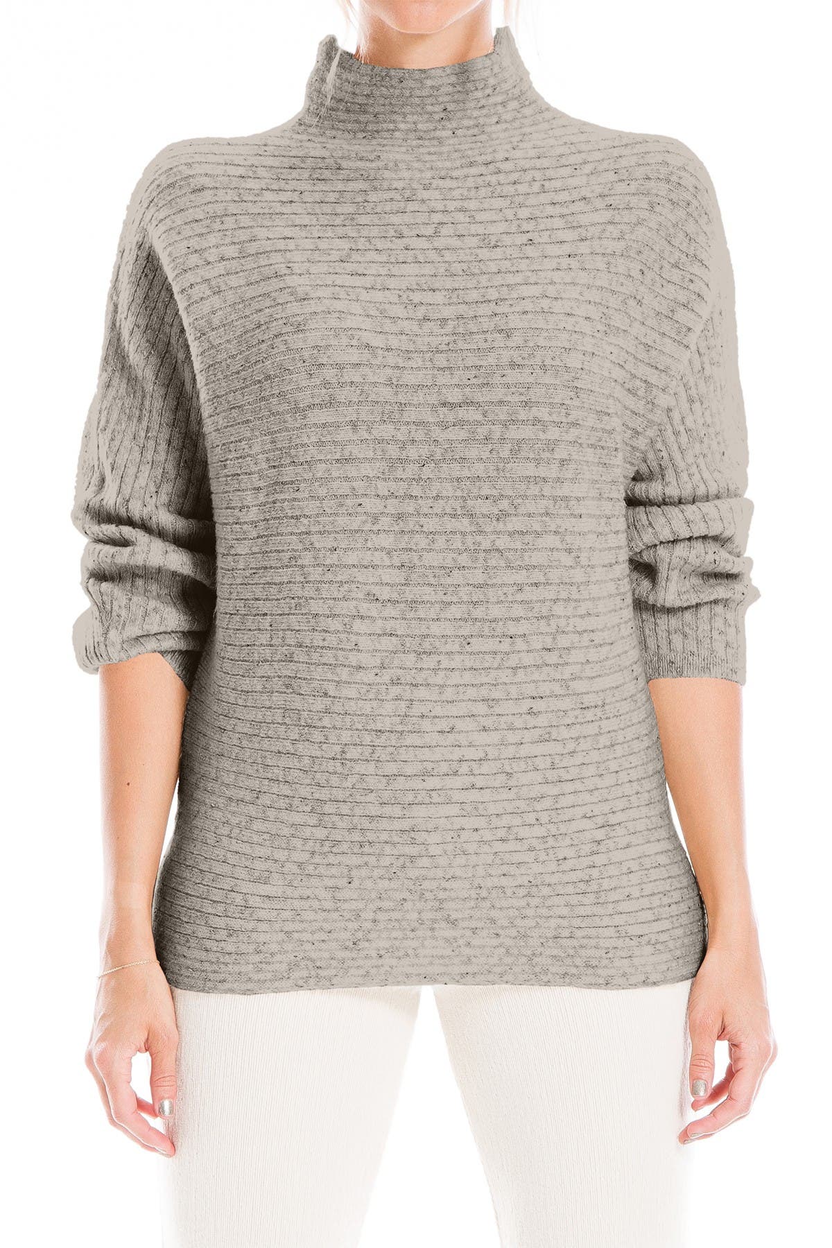 Max Studio | Marled Mock Neck Sweater | HauteLook