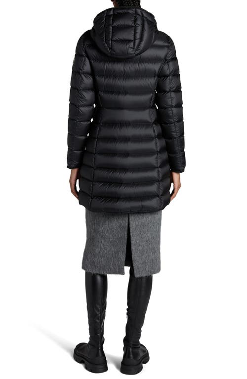 MONCLER MONCLER GIE WATER RESISTANT DOWN LONG COAT 