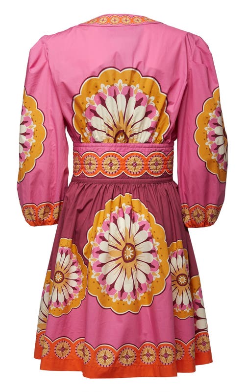 La Doublej Margherita Dress Napoli Plates Placée Pink In Napoli Plates Placée Pink