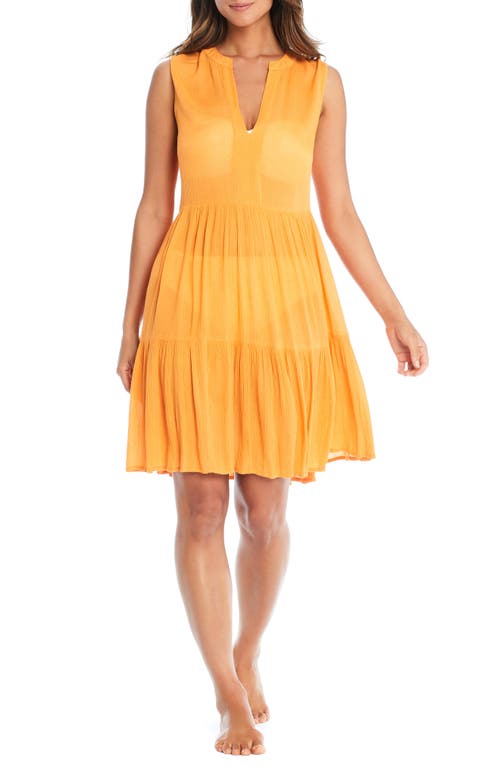 Sleeveless Cover-Up A-Line Dress in Sunset Blvd