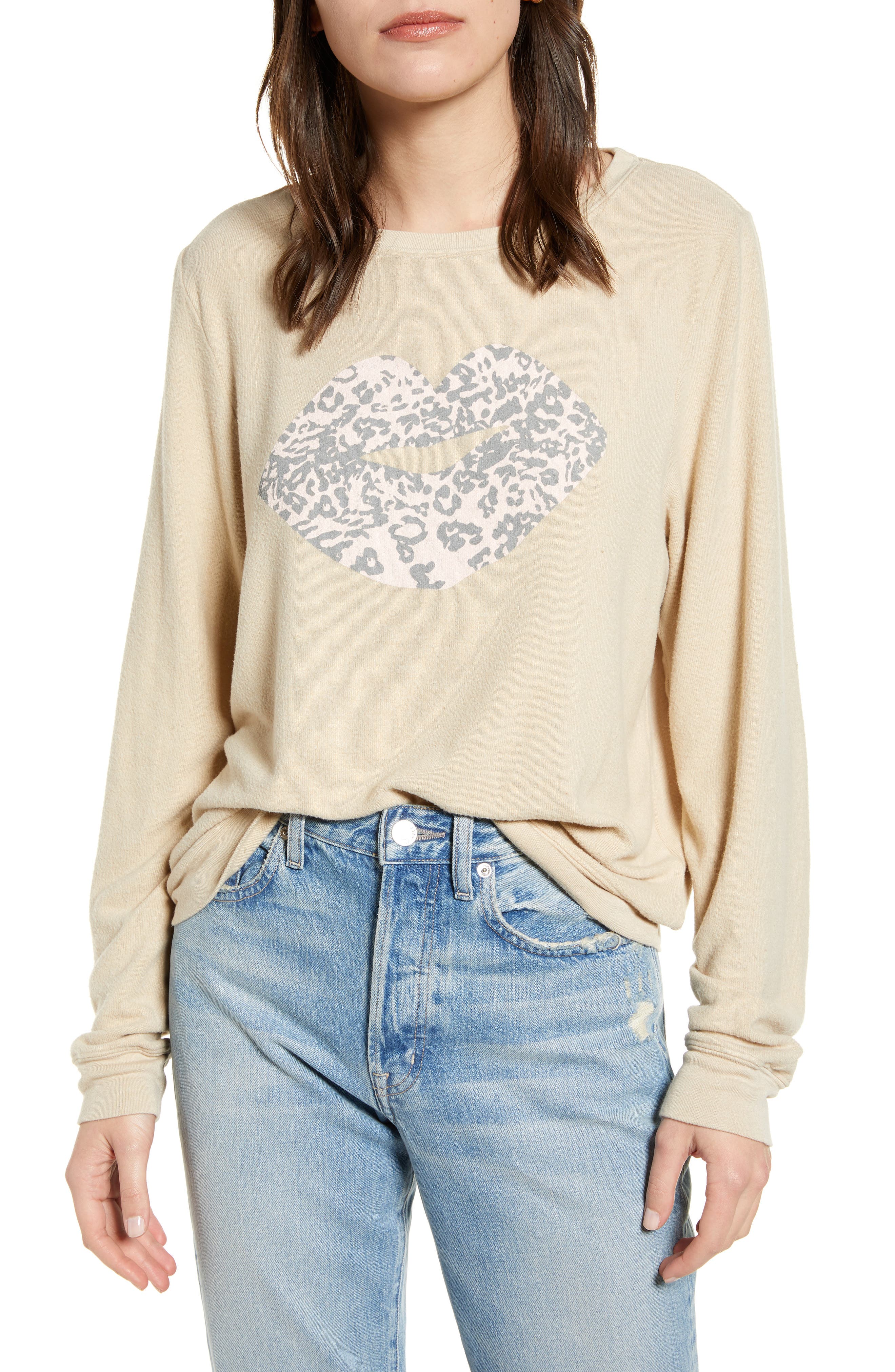 wildfox lips sweater