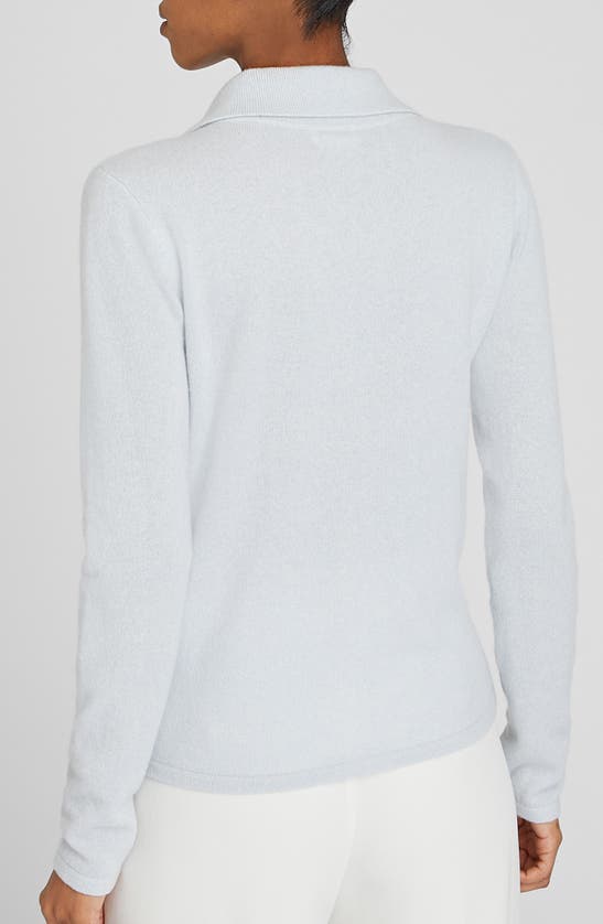 Shop Club Monaco Cashmere Sweater In 478 - Heather Blue/ Bleu