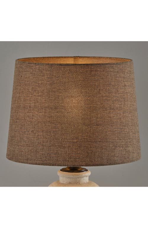 Adesso Lighting Callista Table Lamp In White Ceramic