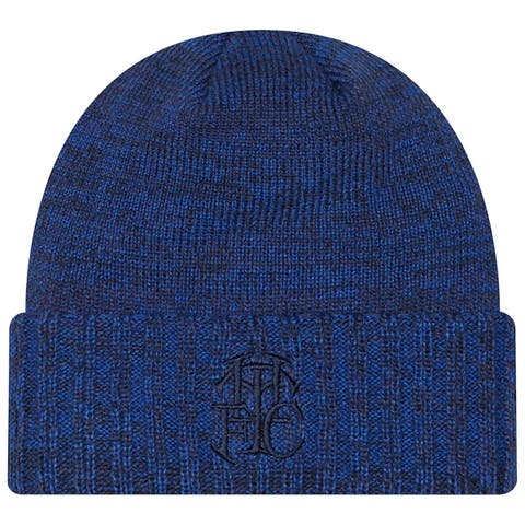 Men's New Era Navy USMNT Logo Trapper Knit Hat