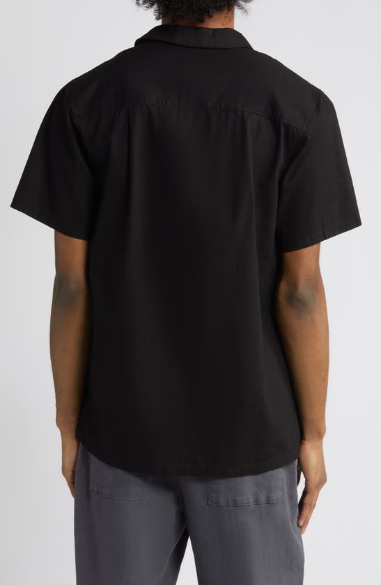 Shop Bp. Utility Camp Shirt In Black