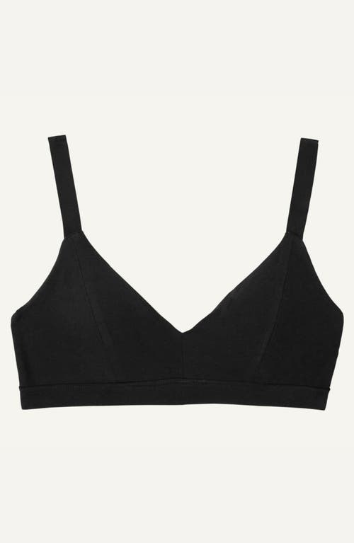 Shop Subset Triangle Soft Bra In Carbon