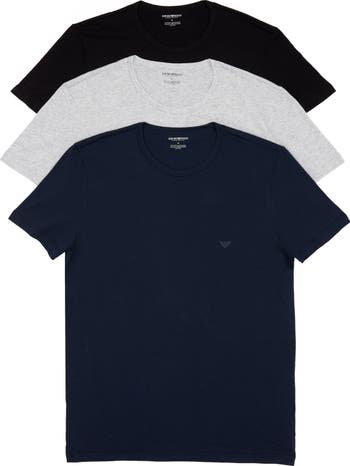 Emporio Armani 3-Pack Assorted Cotton Crewneck T-Shirts | Nordstrom