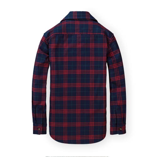 Hope & Henry Baby Boys' Organic Flannel Shirt, Infant In Red