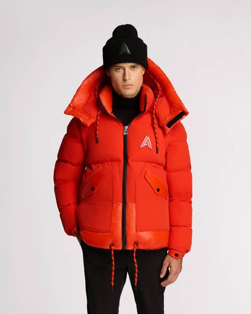 Alpenhaus Megeve Unisex 2-in-1 Relaxed Fit Puffer In Safety Orange