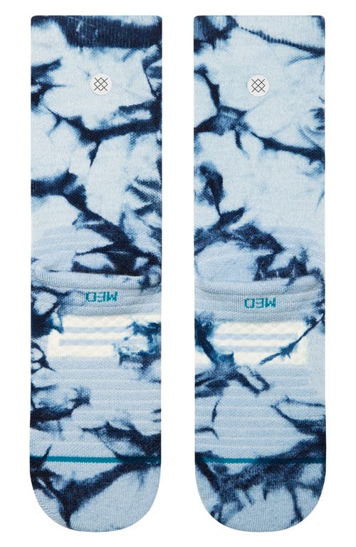 Shop Stance Tie Dye Crew Socks In Iceblue