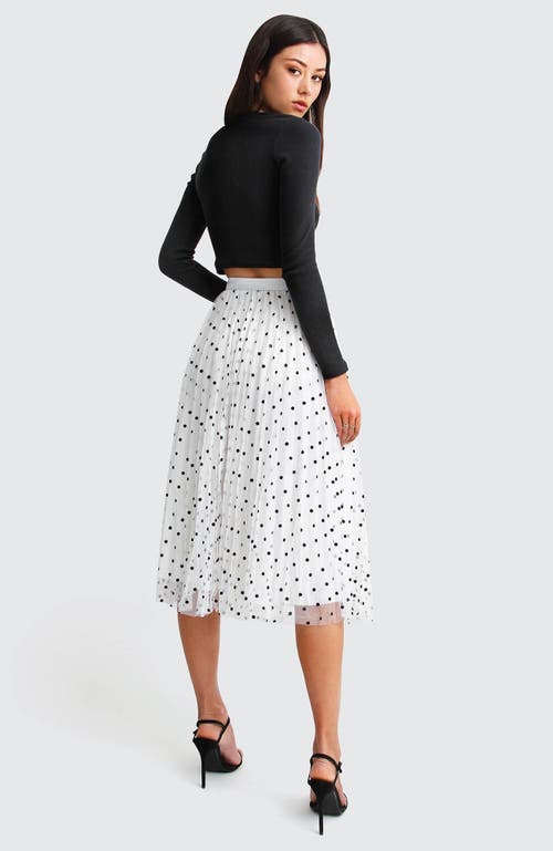 Shop Belle & Bloom Mixed Feeling Reversible Skirt In White