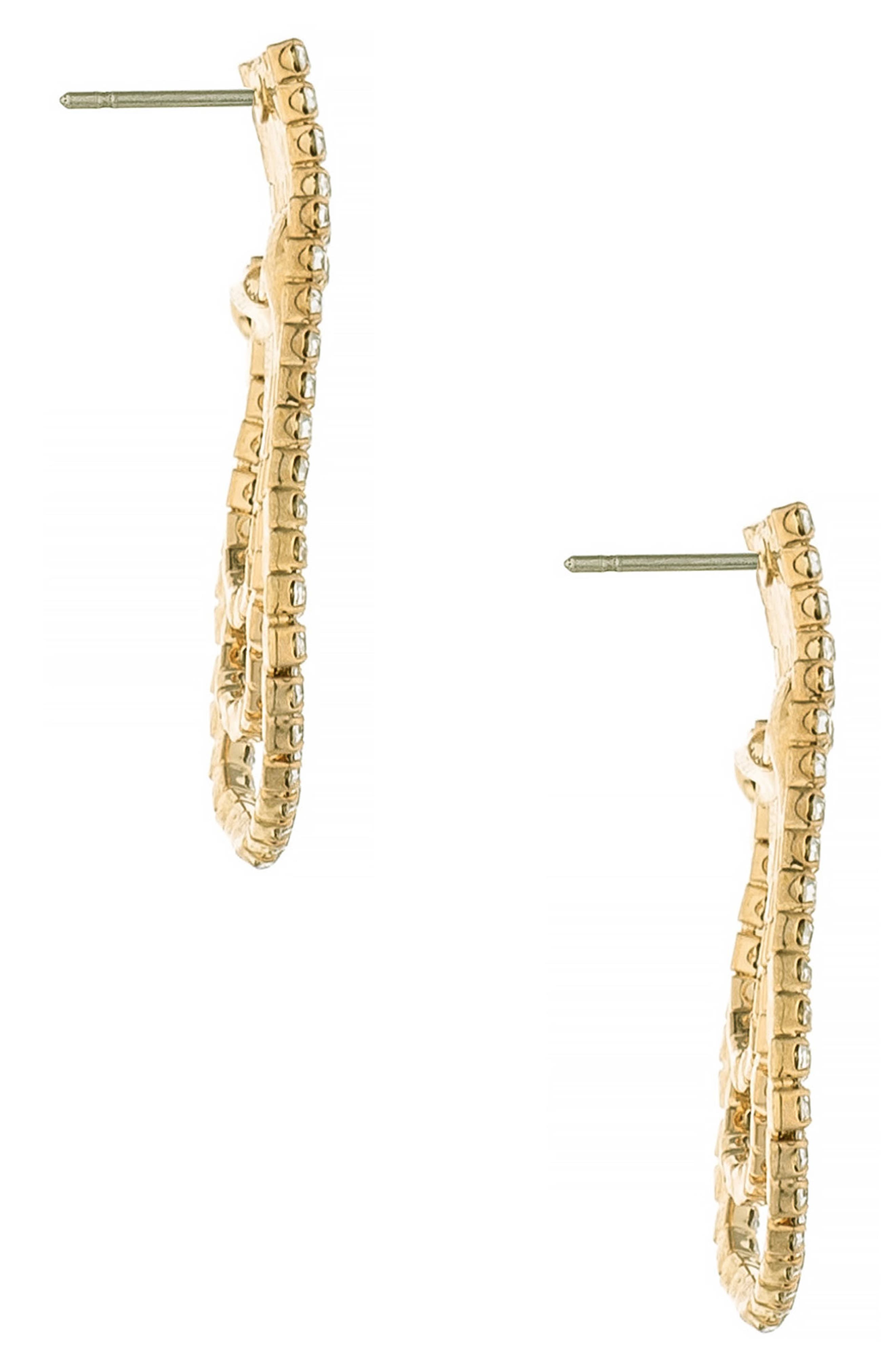 Ettika Crystal Door Knocker Earrings Nordstrom
