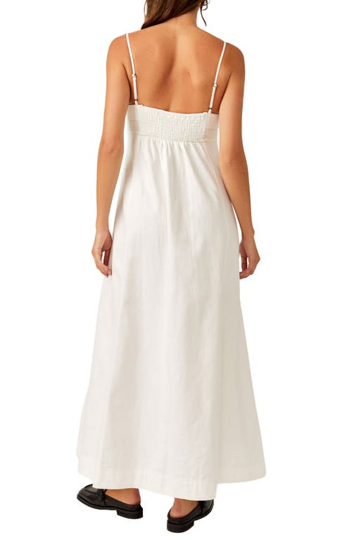 Free People Just Jill Sleeveless Maxi Dress In Ivory