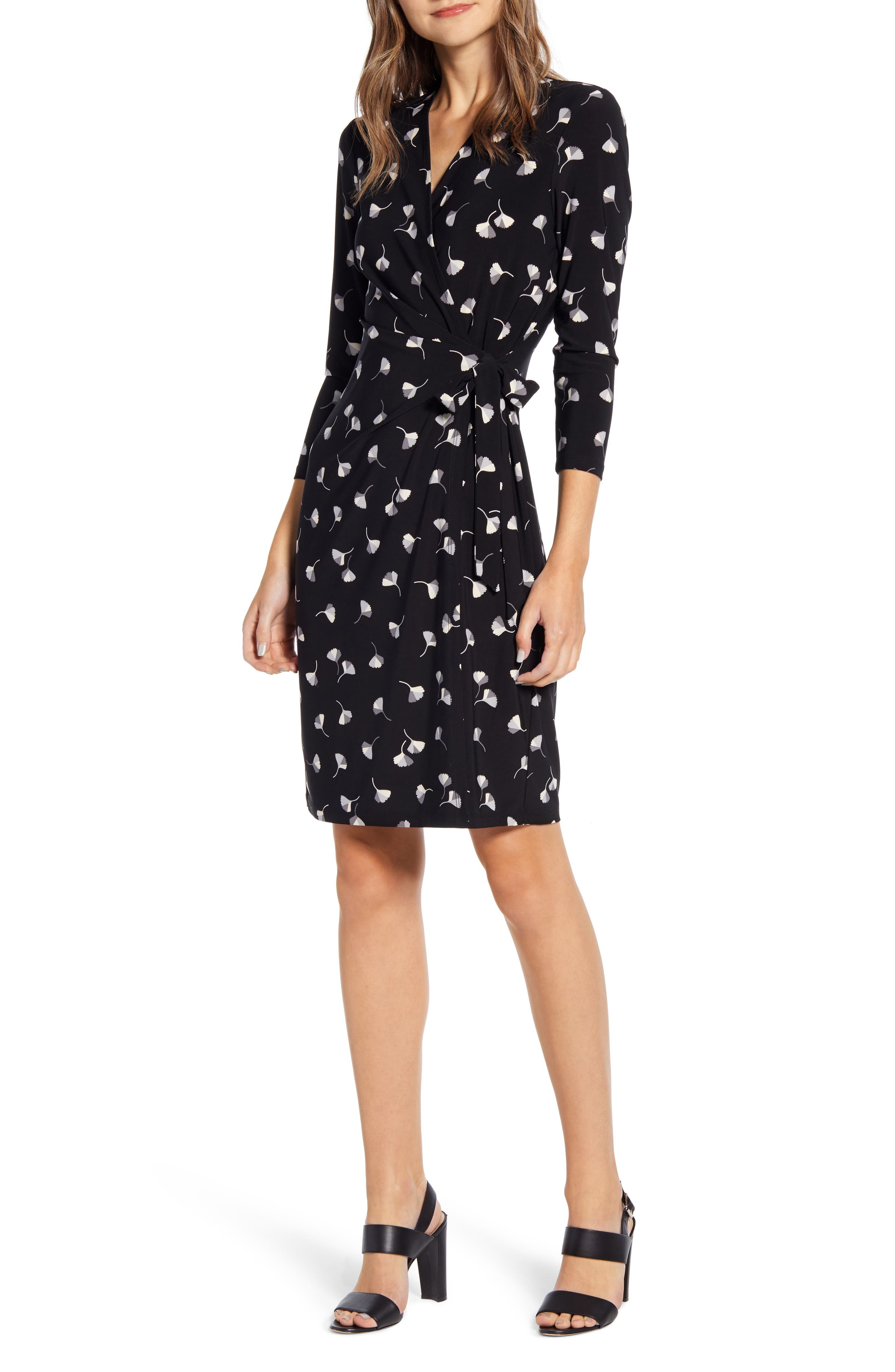 anne klein wrap dress