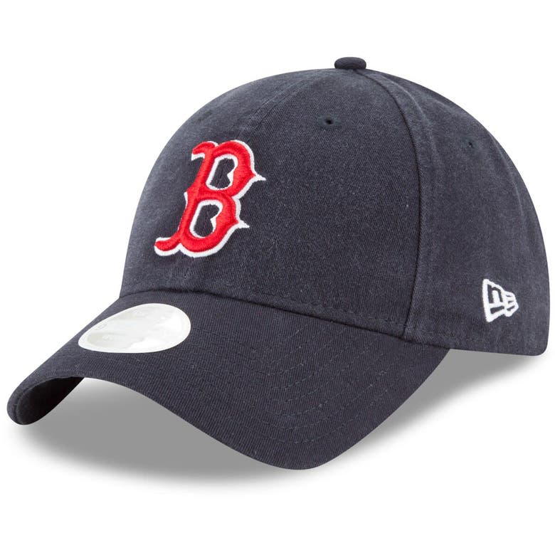 Shop New Era Navy Boston Red Sox Team Logo Core Classic 9twenty Adjustable Hat