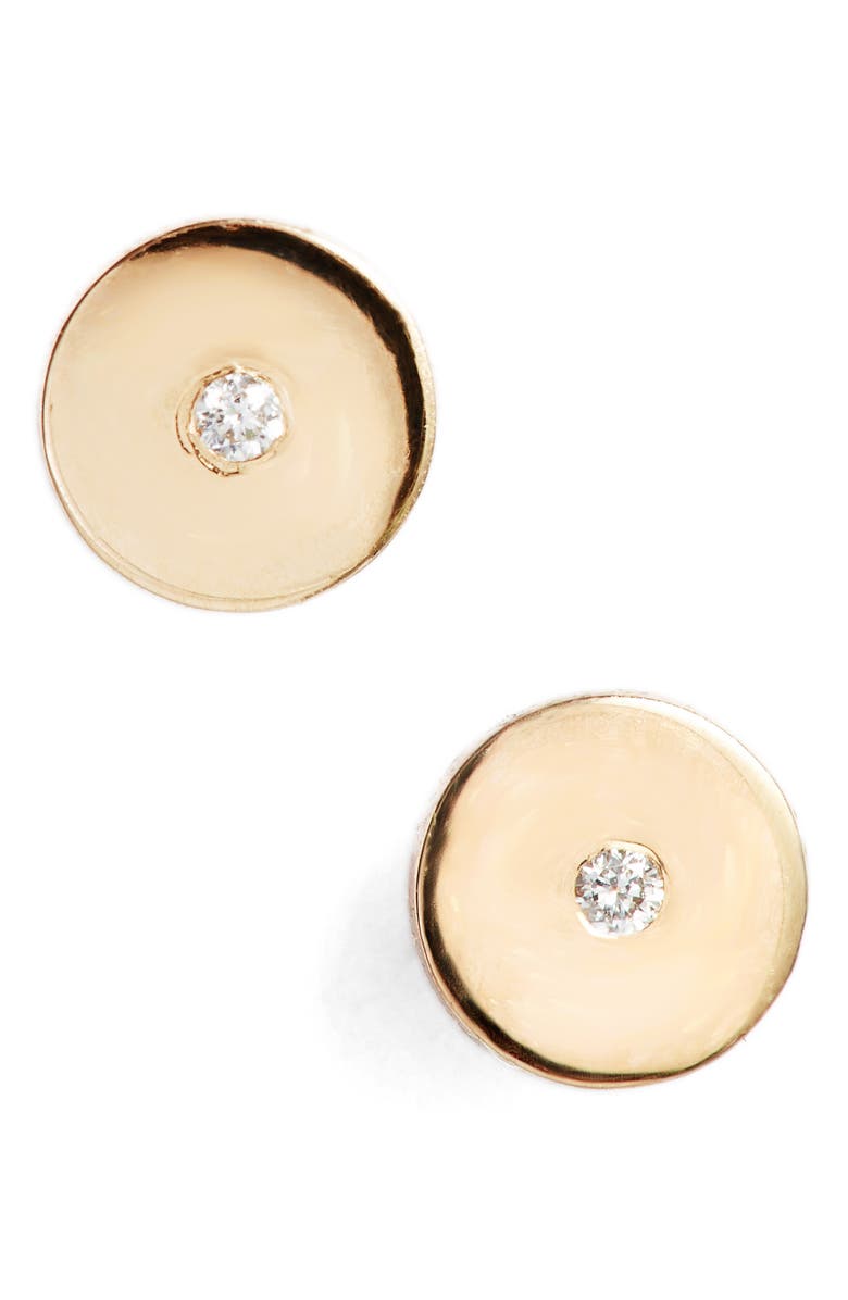 Zoe Chicco Round Disc Center Diamond Stud Earrings Nordstrom Zoe Chicco Round Disc Center Diamond Stud Earrings Nordstrom