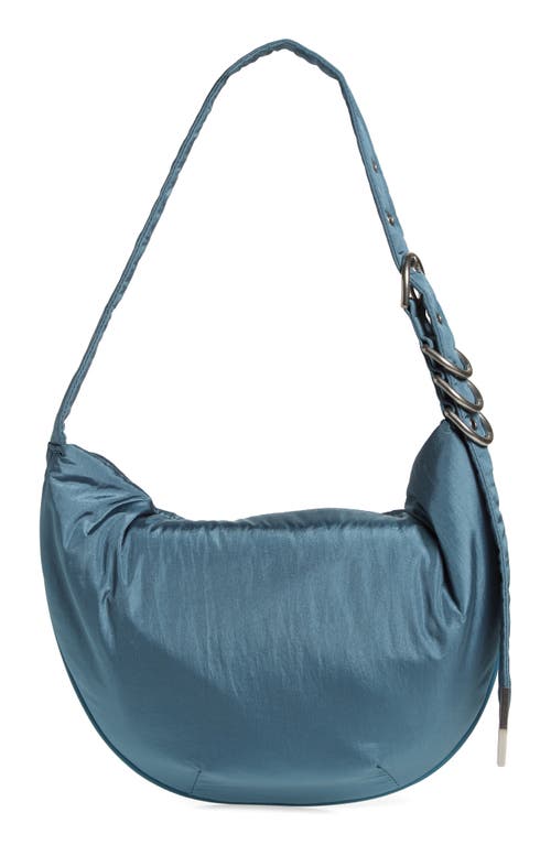 Rag & Bone Mini Spire Hobo Bag In Denim Blue