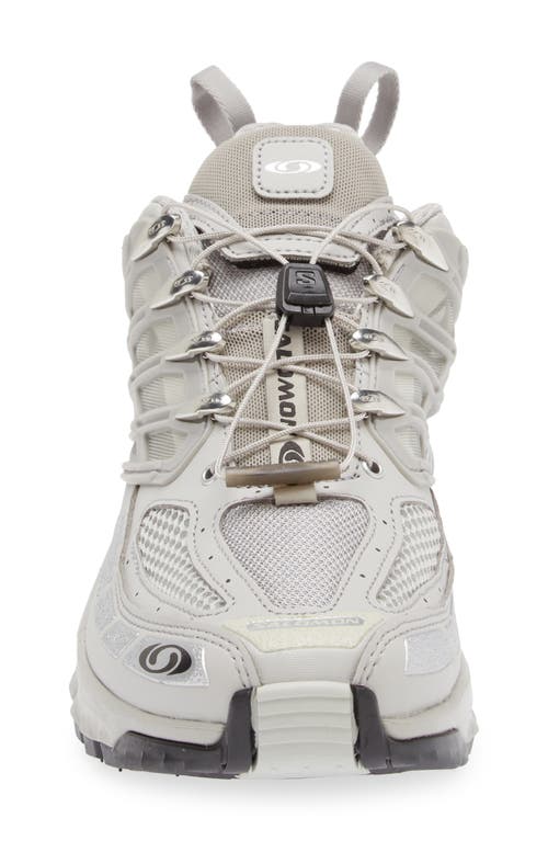 Shop Salomon Acs Pro Sneaker In Metal/ghost Gray/silvmetal