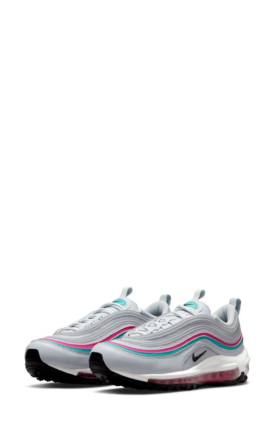 Nike Air Max 97 Og Sneaker In Platinum/ Black/ Pink Prime