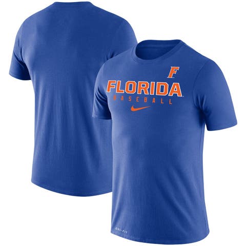 Men's Original Retro Brand Heathered Navy Florida Gators Vintage UF  Tri-Blend T-Shirt