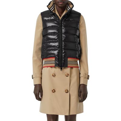 Burberry Hessle Down Puffer Vest, Black