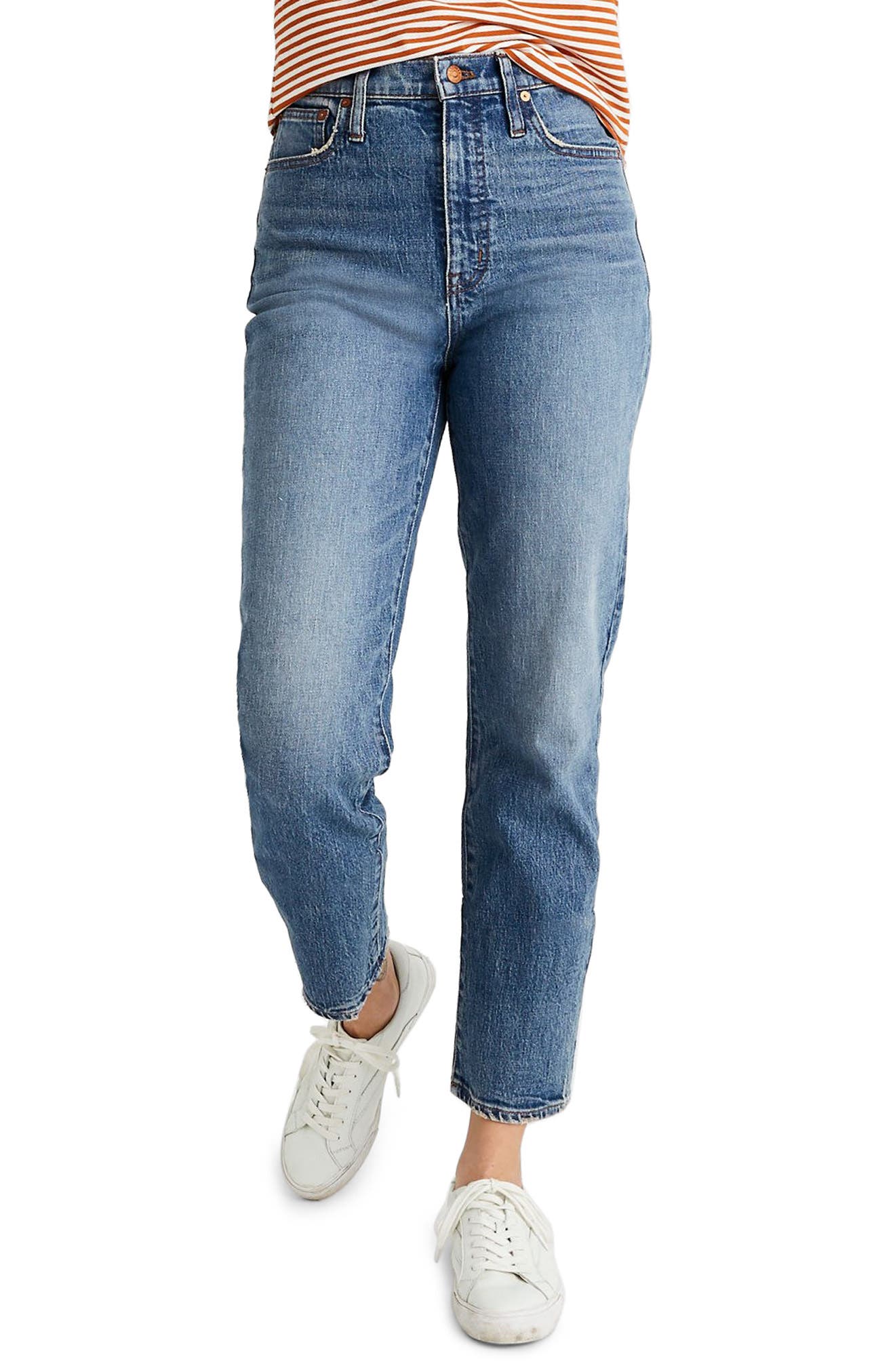 madewell classic straight jeans
