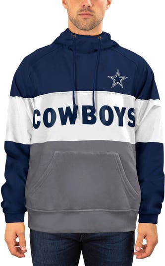 New Era Men's New Era Navy/Gray Dallas Cowboys Fleece Star Pullover Hoodie