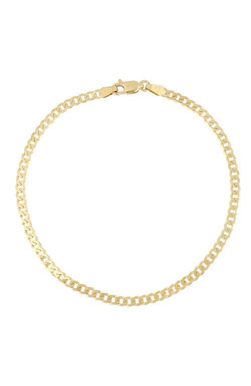 Bony Levy 14K Gold Curb Chain Bracelet in 14K Yellow Gold at Nordstrom, Size 6.5