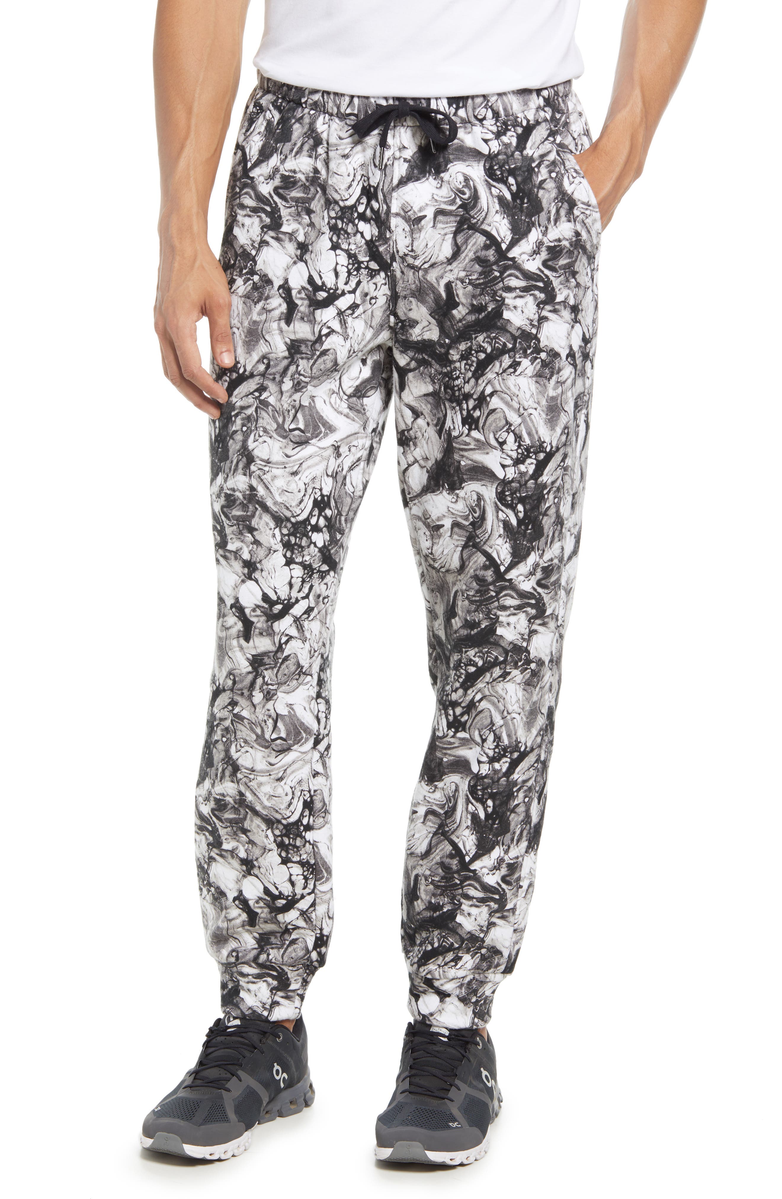 Zella One for All Marble Print Joggers 
