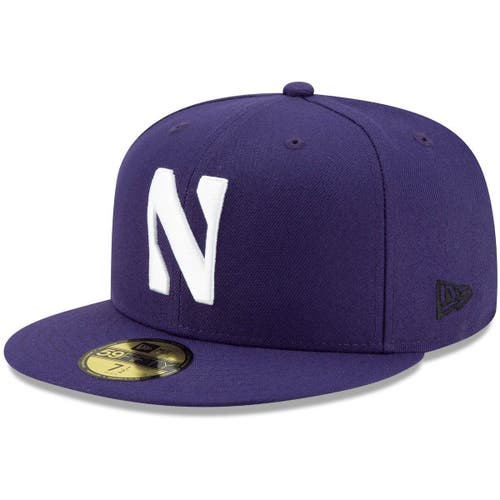 UPC 194090358896 product image for Men's New Era Purple Northwestern Wildcats Primary Team Logo Basic 59FIFTY Fitte | upcitemdb.com