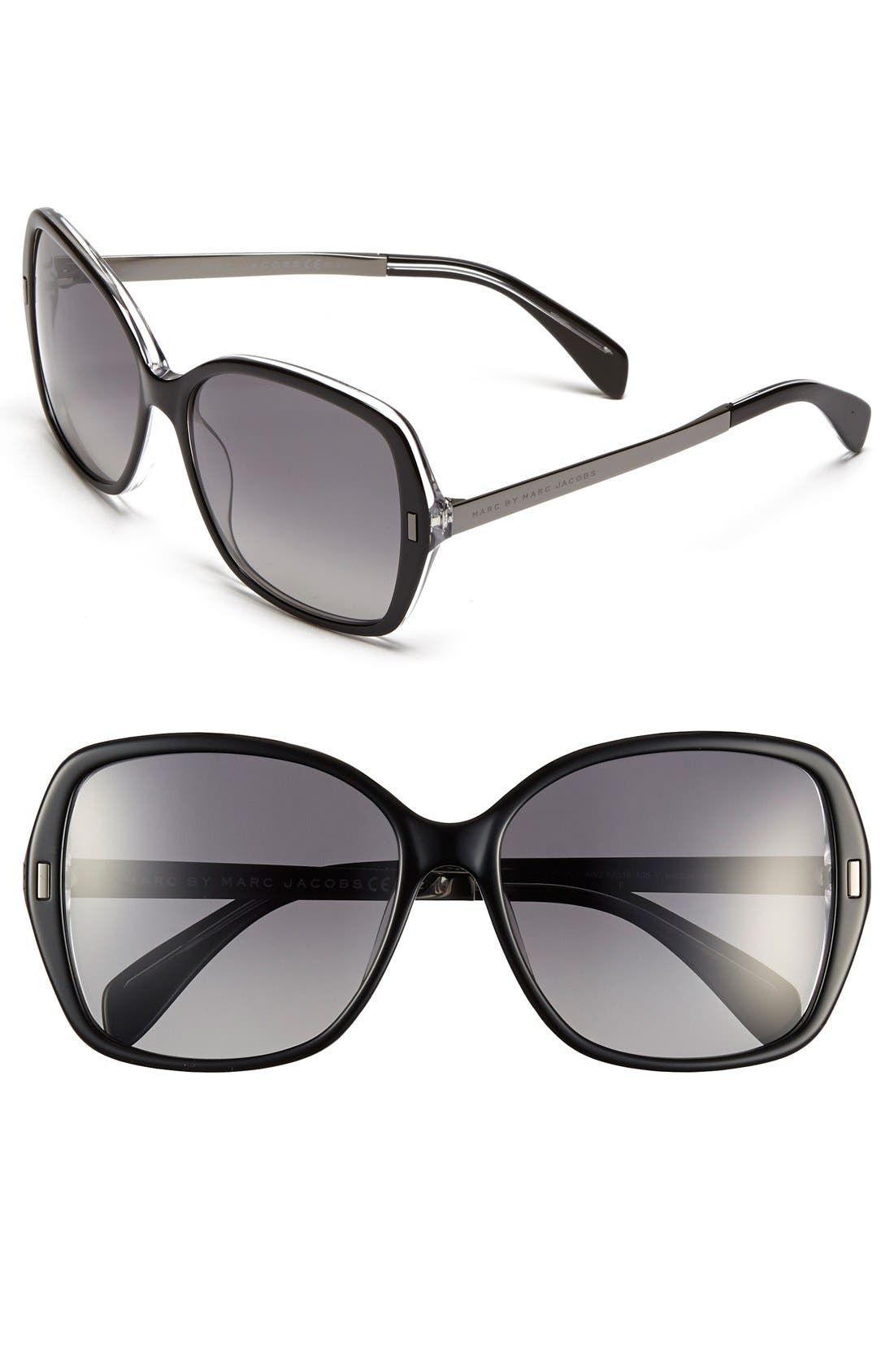 MARC BY MARC JACOBS 57mm Oversized Polarized Sunglasses (Nordstrom