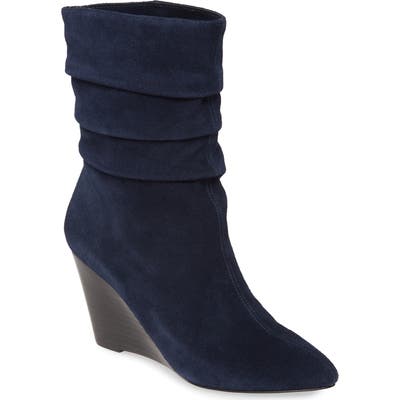 Charles By Charles David Empire Wedge Bootie- Blue