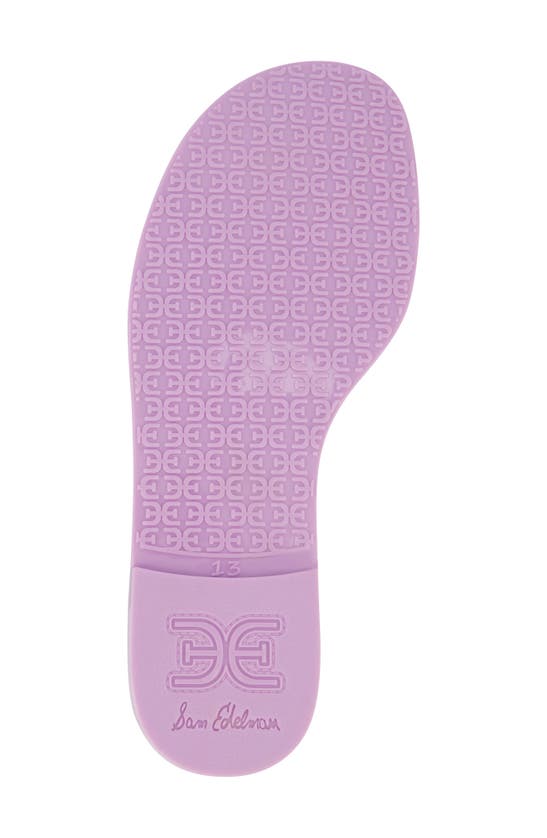 Shop Sam Edelman Kids' Bay Jelly Slide Sandal In Orchid