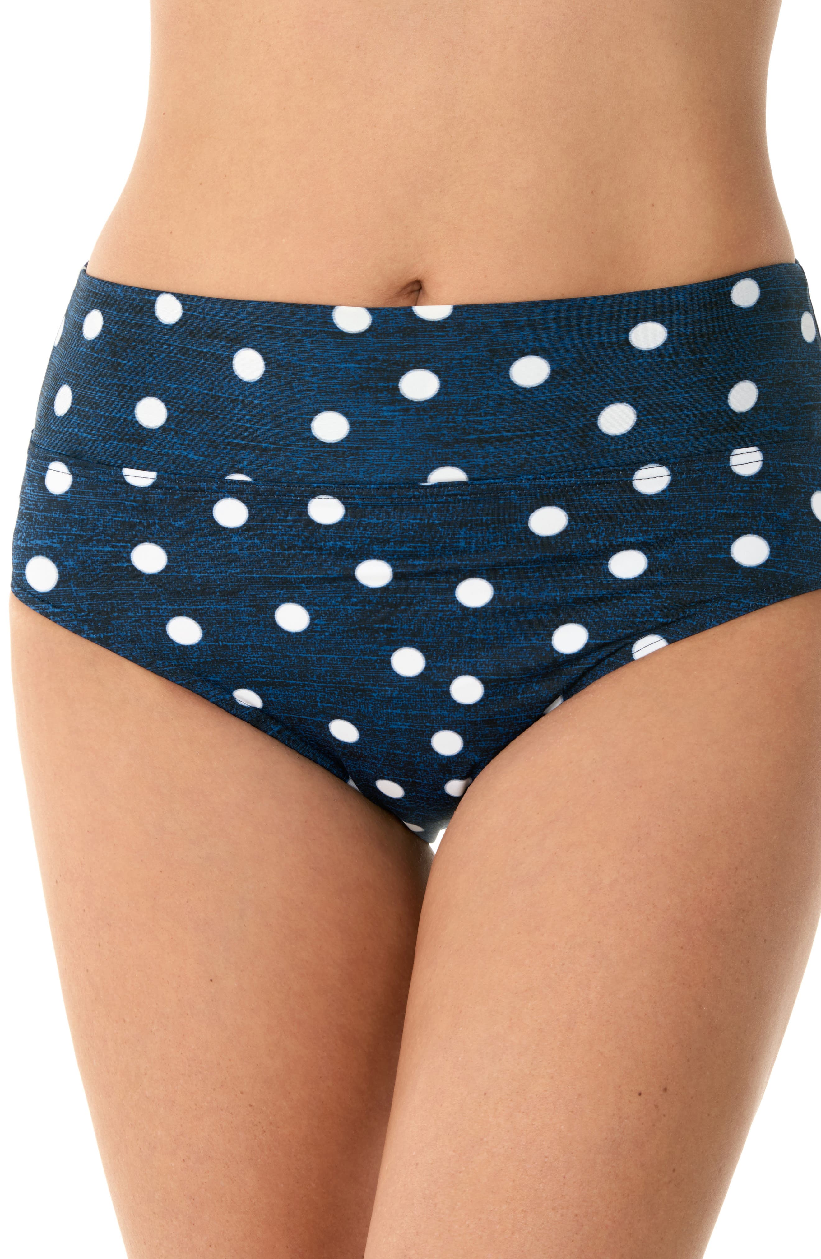 Miraclesuit Equinox High Waist Bikini Bottoms, Blue