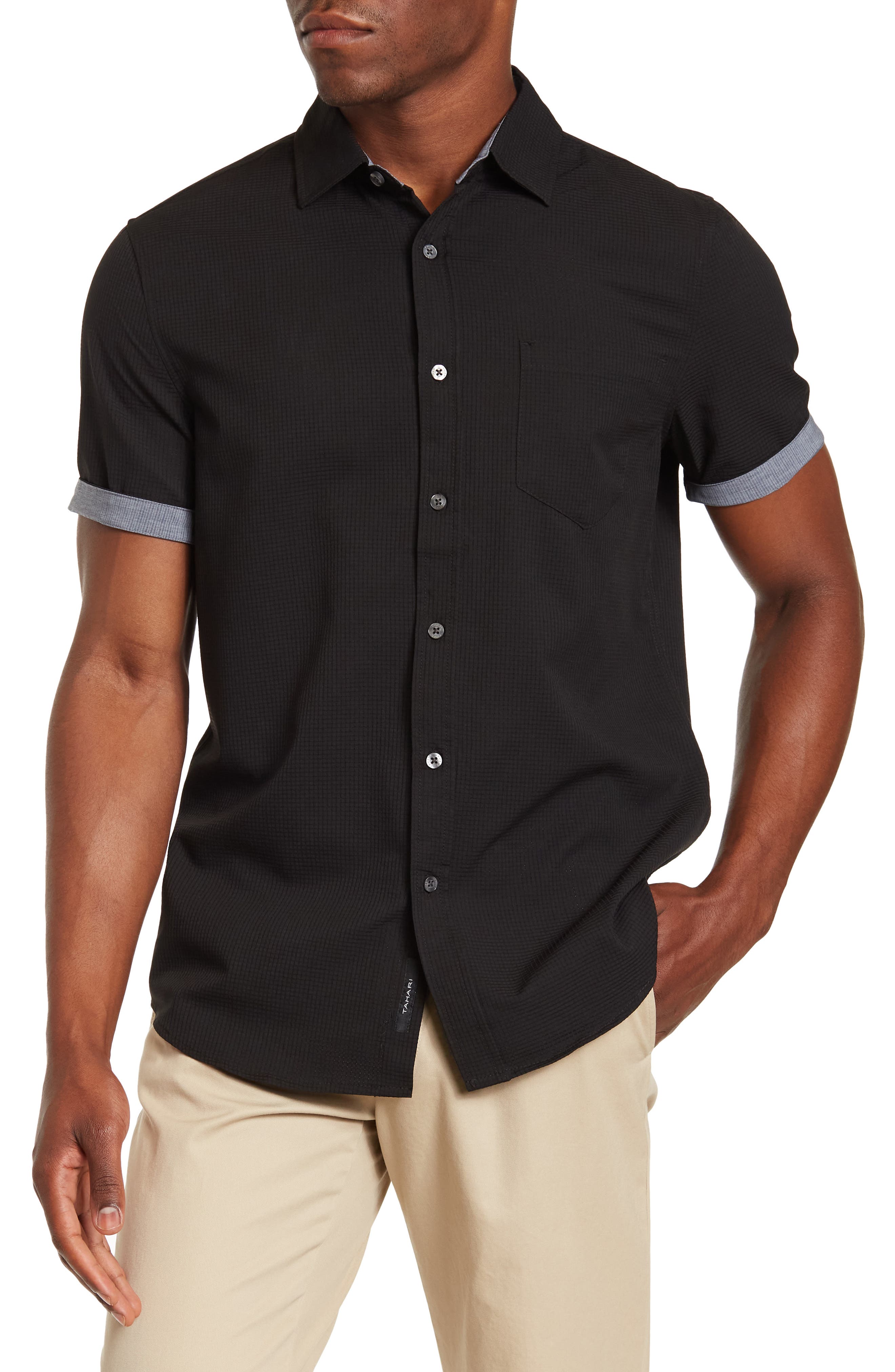 Men's Short Sleeve Button Down 