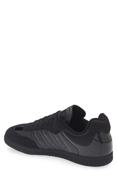 Adidas Statement Gender Inclusive Samba Sneaker In Core Black/core Black/gum5