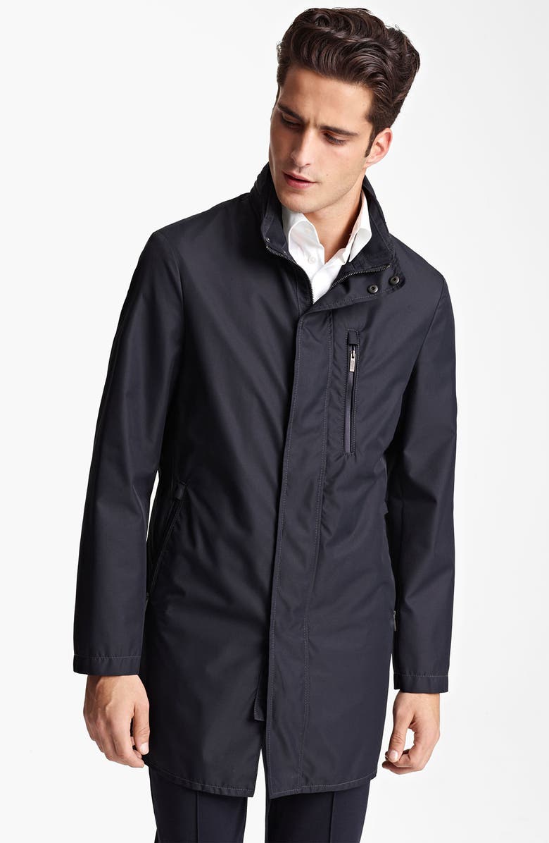 Emporio armani caban leather jacket Clearance