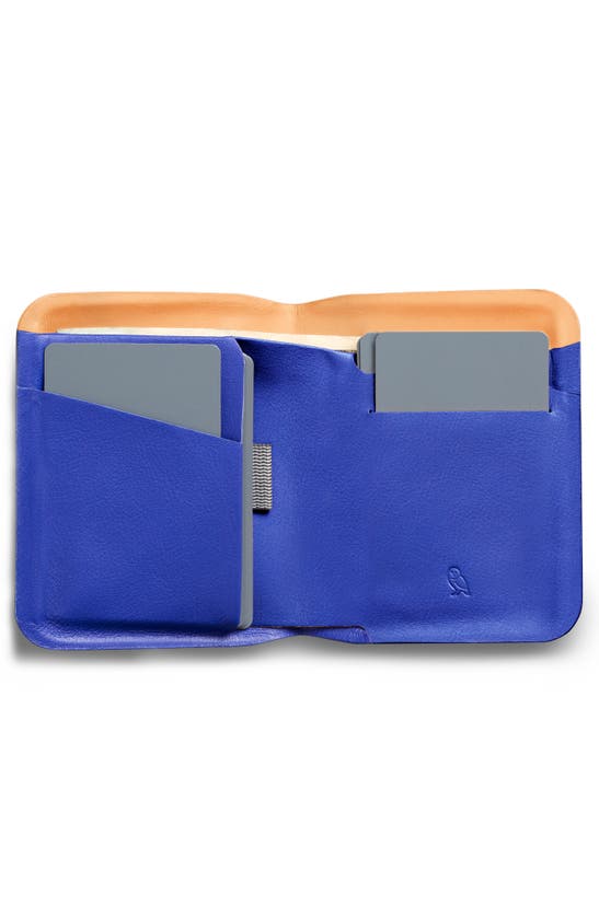 Shop Bellroy Apex Note Sleeve Rfid Leather Bifold Wallet In Pepperblue