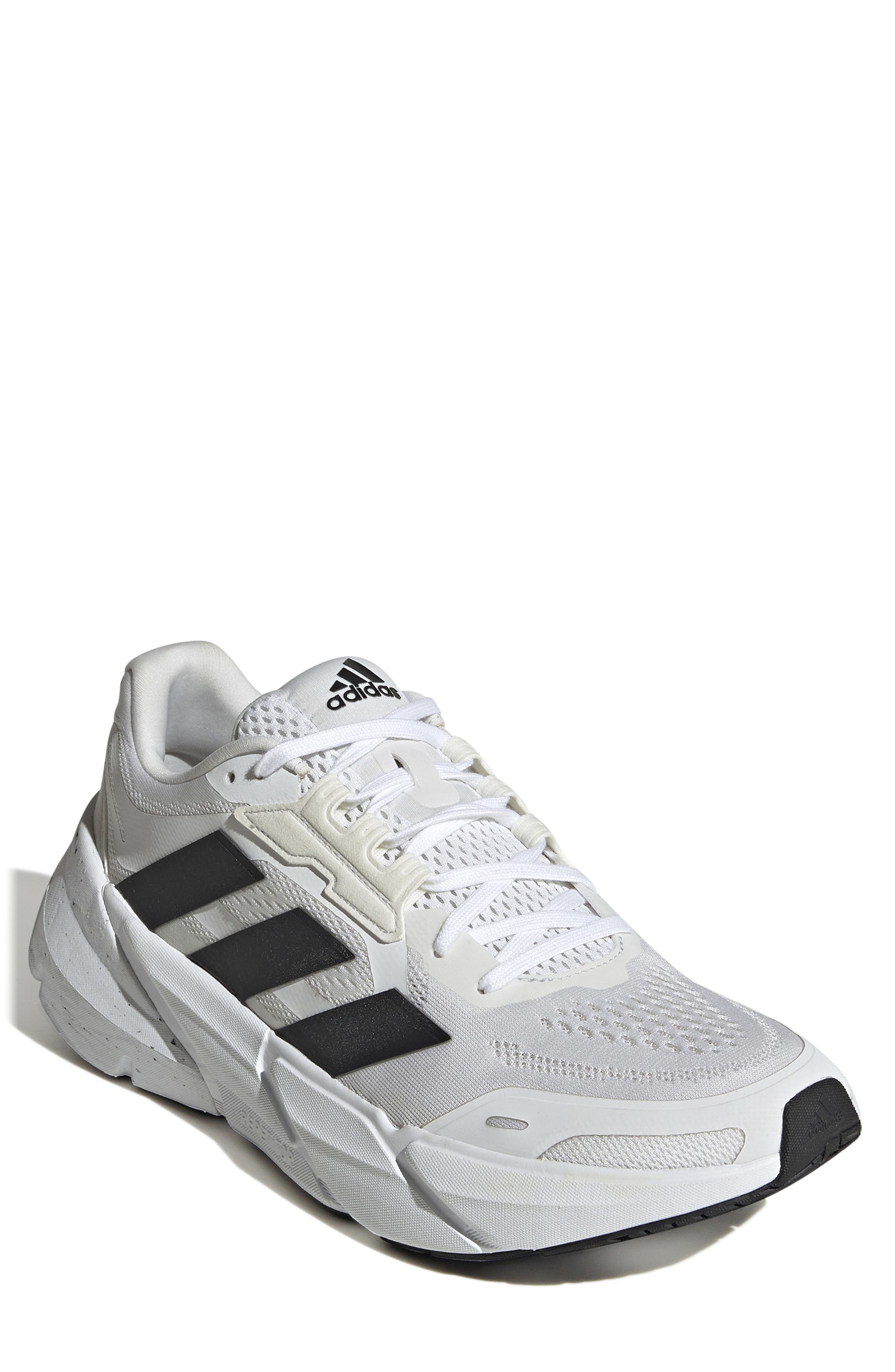 white and black adidas men