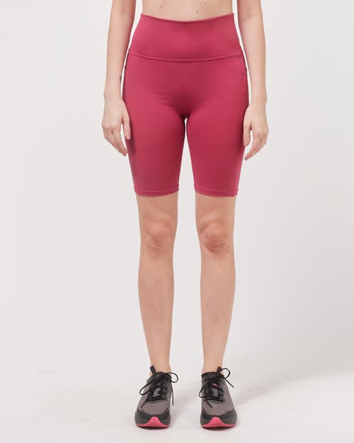 Shop Rebody Active Making Moves Cloudlux Pocket Biker Shorts 8.5" In Fuschia