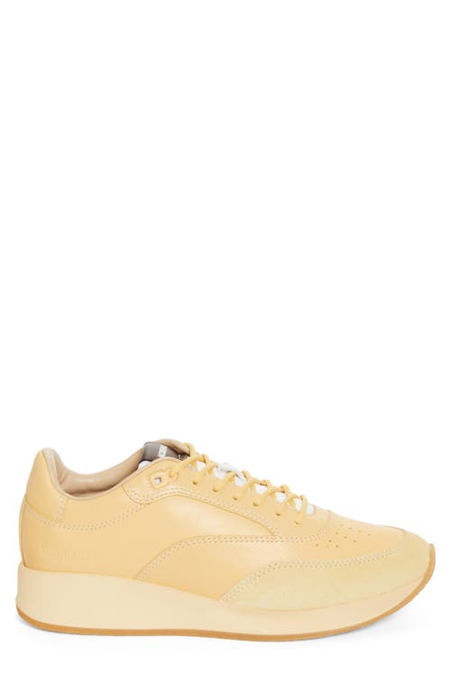 Shop Jacquemus La Daddy Sneaker In Pale Yellow 205